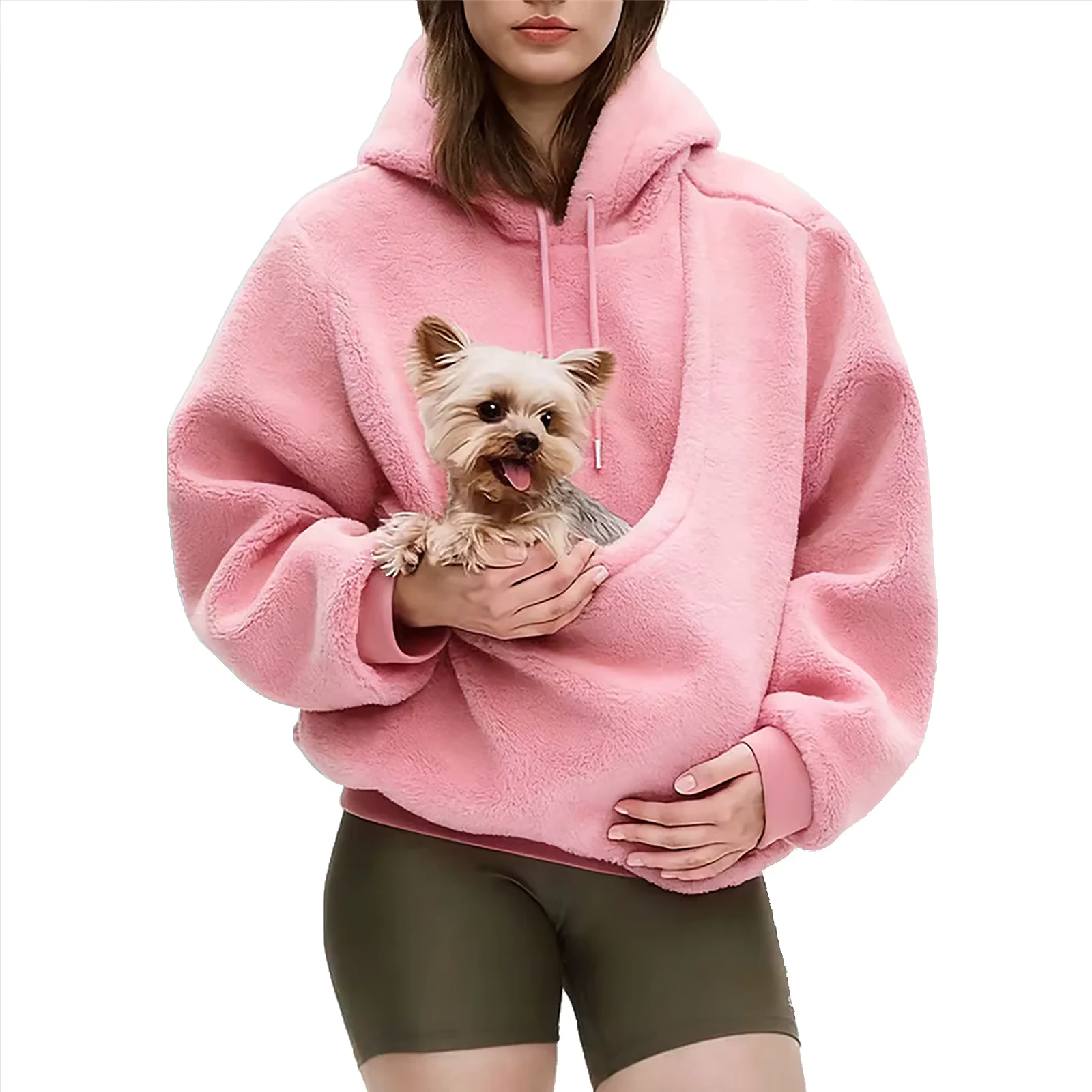 Pet Carrier Hoodie – Kangaroo Pouch Sweatshirt