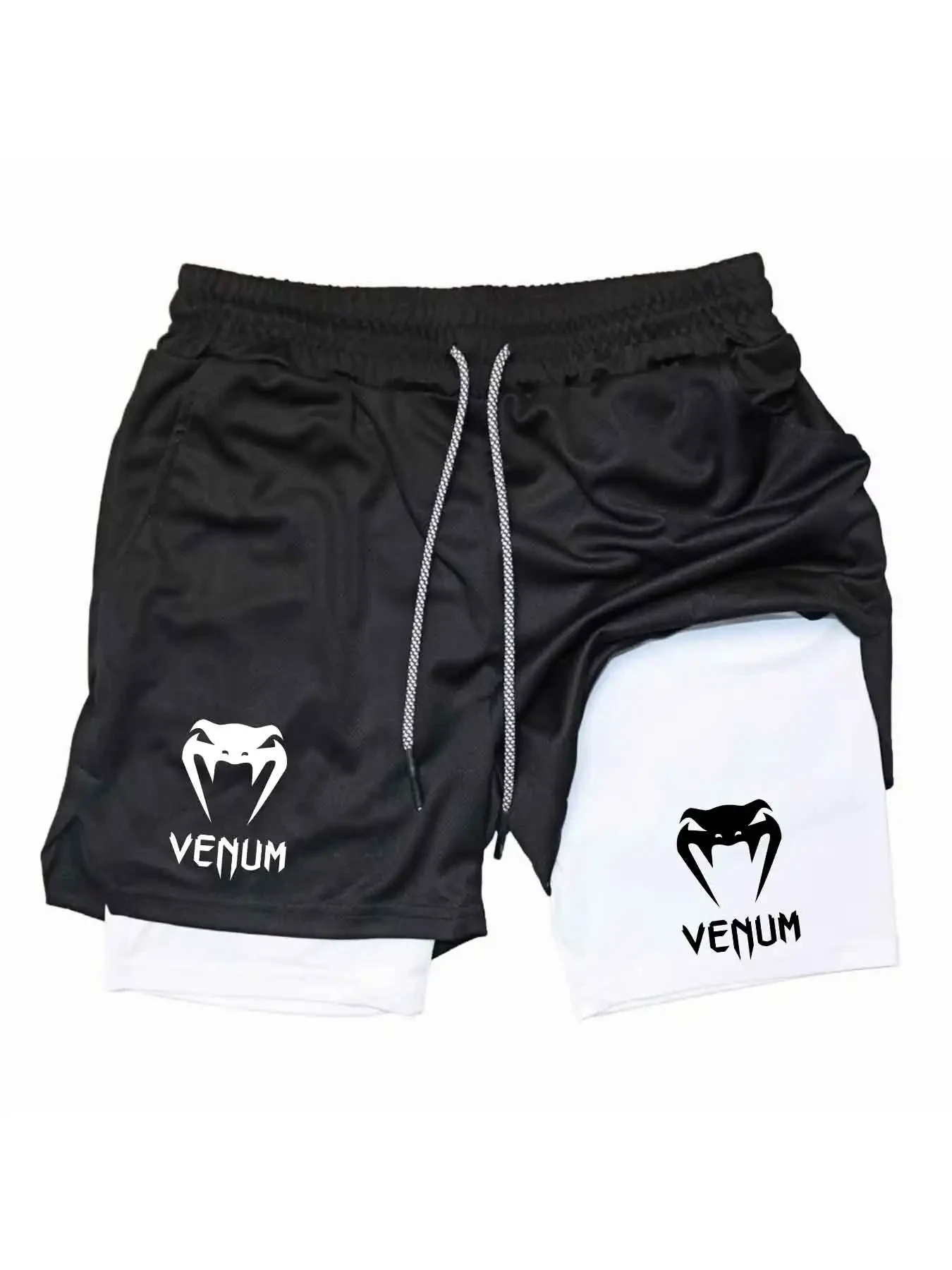 2026 Summer Sports Shorts 2-in-1 Gym Running Shorts Slow Running Casual Sportswear Fitness Double Layer Shorts