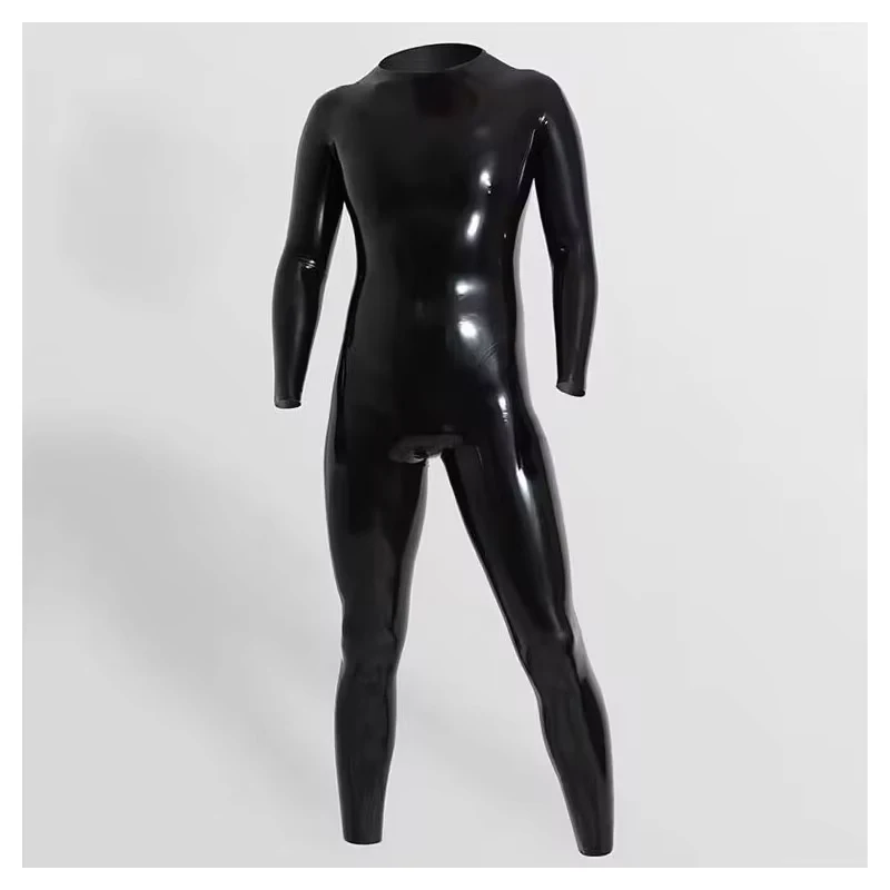 Sexy Hot Selling Natural Latex Catsuits Tights For Men And Women Customized Rubber Fetish Latex Catsuit Full Body