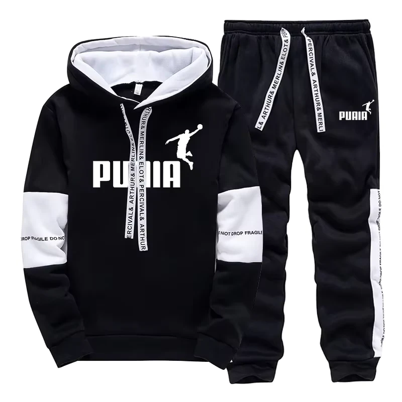 Men's Set/Hoodie/Pants 2026 Autumn Winter Daily Casual Sports Hooded Sweatshirt Sweatpants Home Outdoor Comfort Warm Sportswear