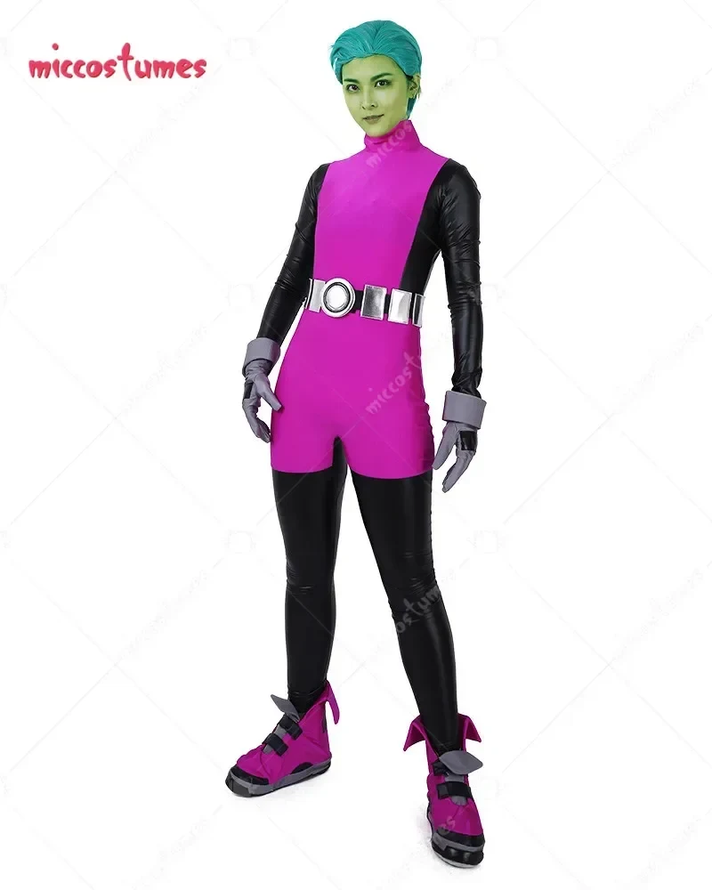 Miccostumes Unisex Beast Cosplay Costume Jumpsuit Halloween Costumes for Women